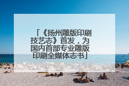 《扬州雕版印刷技艺志》首发，为国内首部专业雕版印刷全媒体志书
