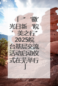“‘徽’光日新‘皖’美之行”2025皖台基层交流活动启动仪式在芜举行