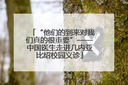 “他们的到来对我们真的很重要”——中国医生走进几内亚比绍校园义诊