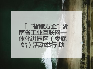 “智赋万企”湖南省工业互联网一体化进园区（娄底站）活动举行 助推农机装备产业高质量发展