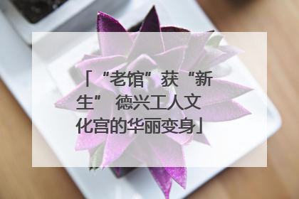 “老馆”获“新生” 德兴工人文化宫的华丽变身