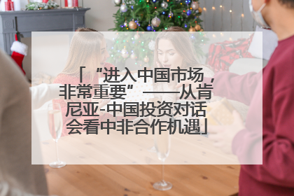 “进入中国市场，非常重要”——从肯尼亚-中国投资对话会看中非合作机遇