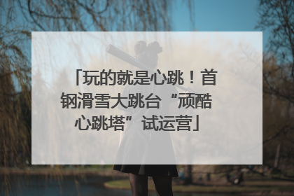 玩的就是心跳！首钢滑雪大跳台“顽酷心跳塔”试运营