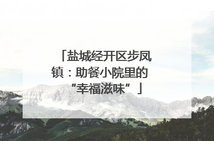 盐城经开区步凤镇：助餐小院里的“幸福滋味”
