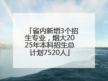 省内新增3个招生专业，烟大2025年本科招生总计划7520人