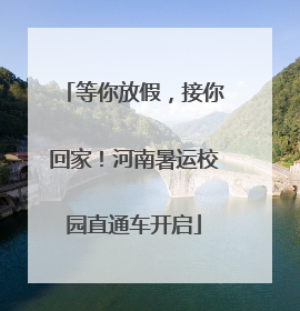 等你放假，接你回家！河南暑运校园直通车开启