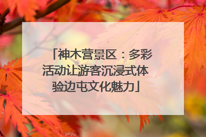 神木营景区：多彩活动让游客沉浸式体验边屯文化魅力