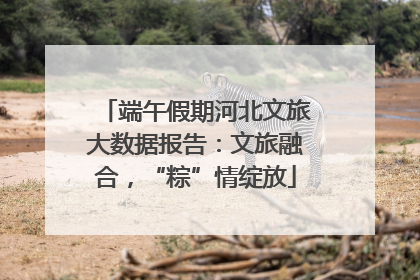 端午假期河北文旅大数据报告：文旅融合，“粽”情绽放