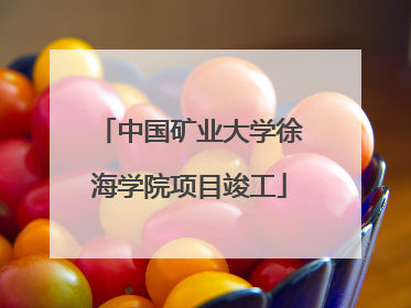 中国矿业大学徐海学院项目竣工