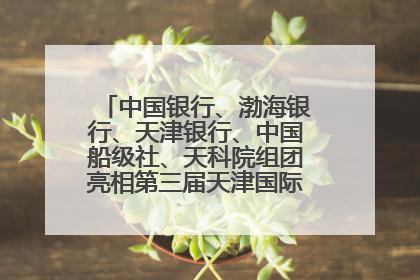 中国银行、渤海银行、天津银行、中国船级社、天科院组团亮相第三届天津国际航运展 输出航运服务“中国方案”