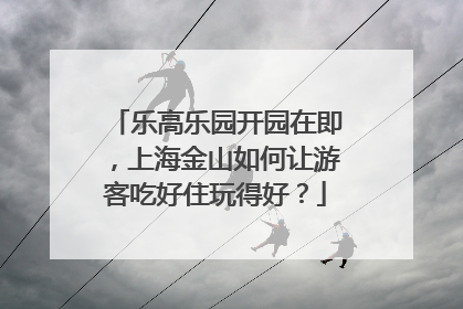 乐高乐园开园在即，上海金山如何让游客吃好住玩得好？