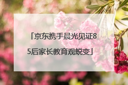 京东携手晨光见证85后家长教育观蜕变