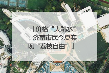 价格“大跳水”，济南市民今夏实现“荔枝自由”