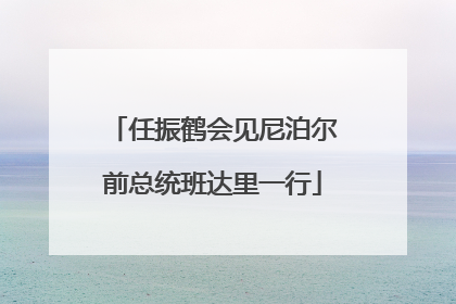 任振鹤会见尼泊尔前总统班达里一行