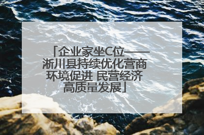 企业家坐C位——淅川县持续优化营商环境促进 民营经济高质量发展