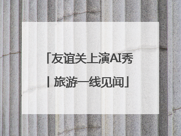 友谊关上演AI秀丨旅游一线见闻