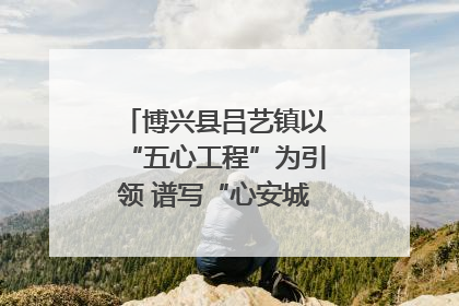 博兴县吕艺镇以“五心工程”为引领 谱写“心安城市”建设新篇章