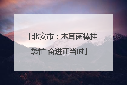 北安市：木耳菌棒挂袋忙 奋进正当时