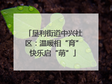 垦利街道中兴社区：温暖相“育” 快乐启“萌”