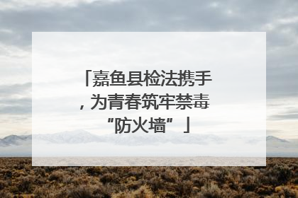 嘉鱼县检法携手，为青春筑牢禁毒“防火墙”