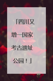 四川又增一国家考古遗址公园！
