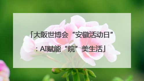大阪世博会“安徽活动日”：AI赋能“皖”美生活