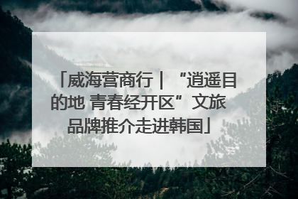 威海营商行｜“逍遥目的地 青春经开区”文旅品牌推介走进韩国