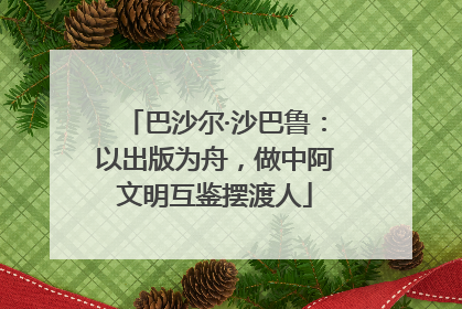 巴沙尔·沙巴鲁：以出版为舟，做中阿文明互鉴摆渡人