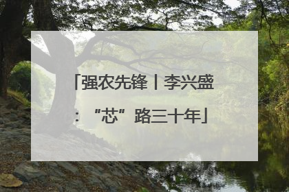 强农先锋丨李兴盛：“芯”路三十年