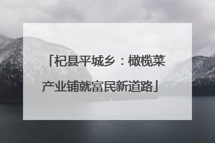 杞县平城乡：橄榄菜产业铺就富民新道路