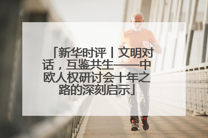 新华时评丨文明对话，互鉴共生——中欧人权研讨会十年之路的深刻启示