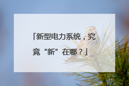 新型电力系统，究竟“新”在哪？