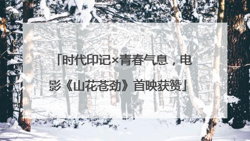 时代印记×青春气息，电影《山花苍劲》首映获赞