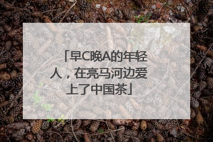 早C晚A的年轻人，在亮马河边爱上了中国茶