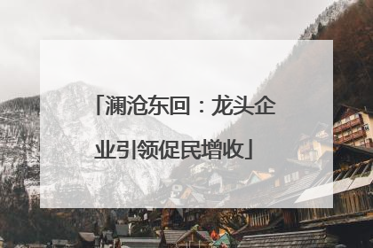 澜沧东回：龙头企业引领促民增收