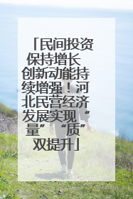 民间投资保持增长 创新动能持续增强！河北民营经济发展实现“量”“质”双提升