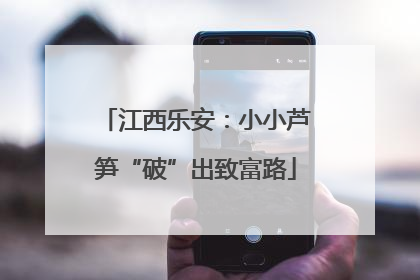 江西乐安：小小芦笋“破”出致富路