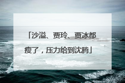 沙溢、贾玲、贾冰都瘦了，压力给到沈腾