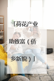 荷花产业助致富（侨乡新貌）