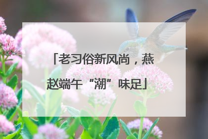 老习俗新风尚，燕赵端午“潮”味足
