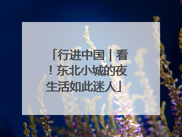 行进中国｜看！东北小城的夜生活如此迷人