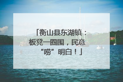 衡山县东湖镇：板凳一圈围，民意“唠”明白！