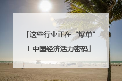这些行业正在“爆单”！中国经济活力密码