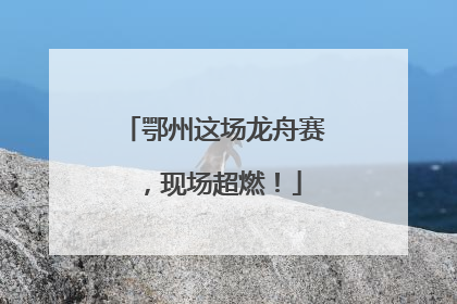 鄂州这场龙舟赛，现场超燃！