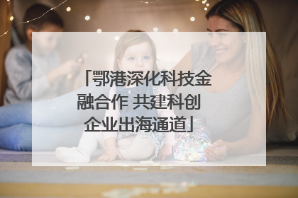 鄂港深化科技金融合作 共建科创企业出海通道