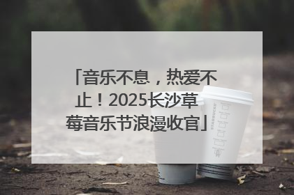 音乐不息，热爱不止！2025长沙草莓音乐节浪漫收官