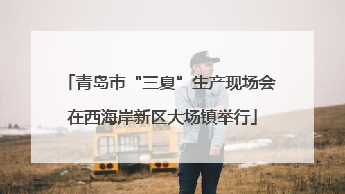 青岛市“三夏”生产现场会在西海岸新区大场镇举行