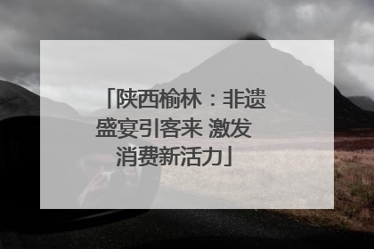 陕西榆林：非遗盛宴引客来 激发消费新活力