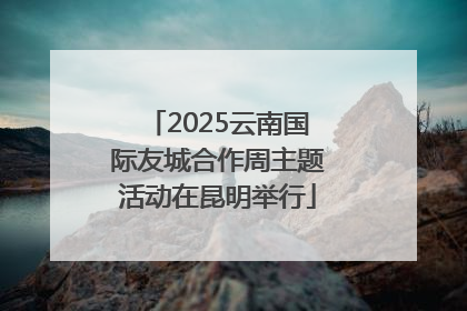 2025云南国际友城合作周主题活动在昆明举行