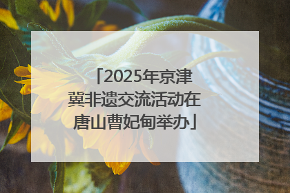 2025年京津冀非遗交流活动在唐山曹妃甸举办